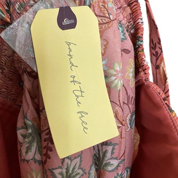 NWT Band of the Free Maxi Dress Womens S Floral Tiered Cottage Boho Flowy Smock - Picture 8 of 16